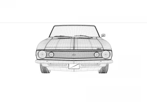 chevrolet camaro z28 convertible 1967 3D Model