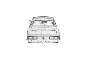 chevrolet camaro z28 convertible 1967 3D Model