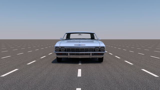 chevrolet impala 1965 Model 3D .c4d .max .obj .3ds .fbx .stl .blend 