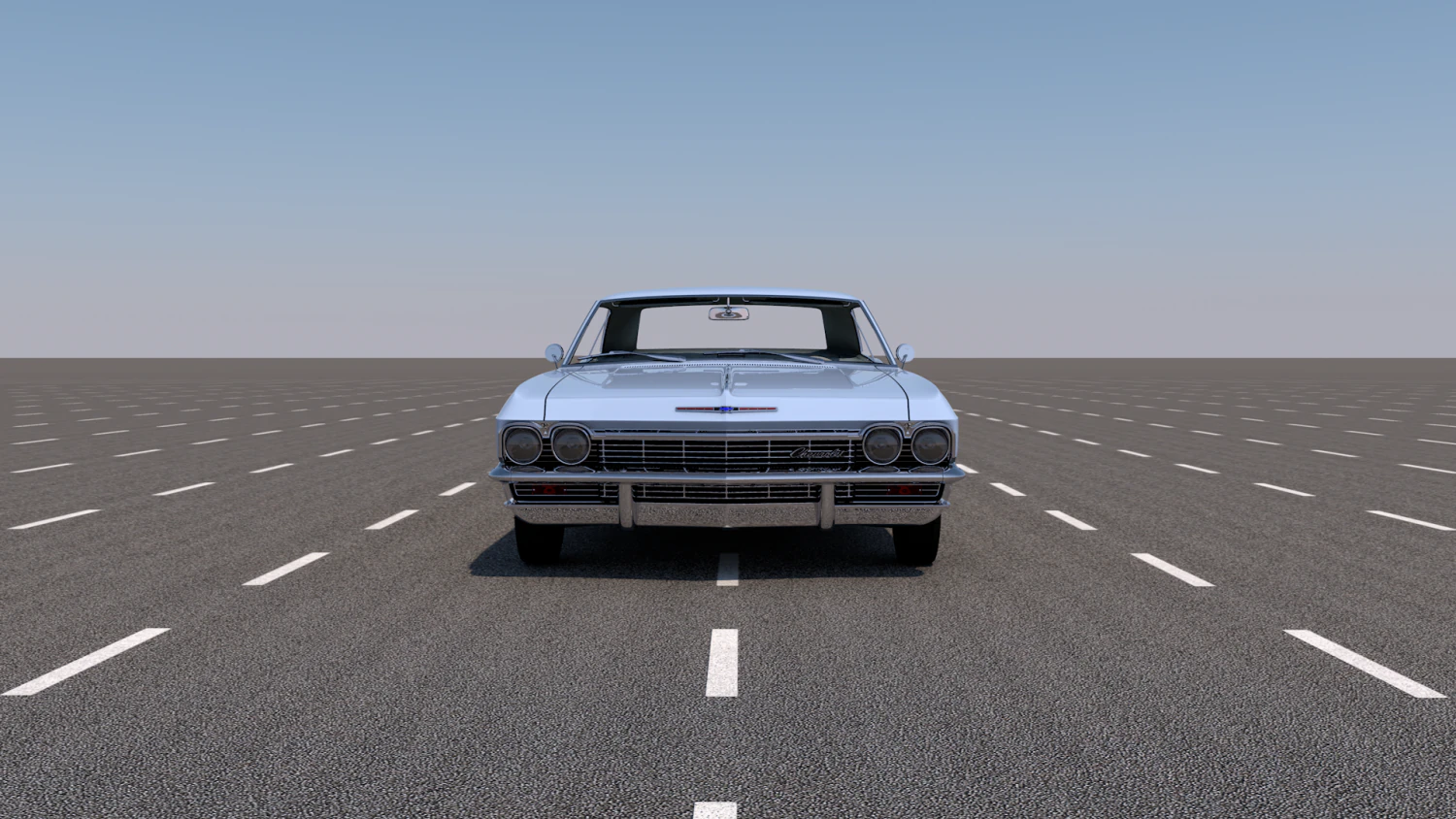 chevrolet impala 1965 3D Model .c4d .max .obj .3ds .fbx .stl .blend 