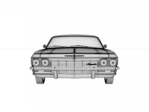 chevrolet impala 1965 Model 3D