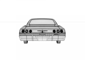 chevrolet impala 1965 Model 3D