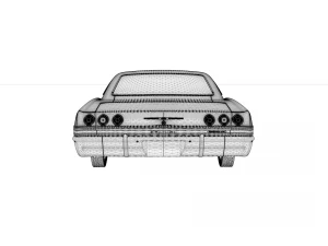 chevrolet impala 1965 3D Model