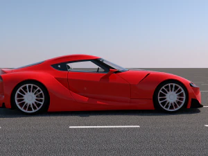 toyota ft-1 2014 3D Model