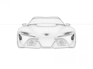 toyota ft-1 2014 3D Model