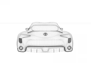 toyota ft-1 2014 3D Model