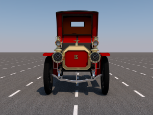 rocket schneider coupe 1909 Modello 3D