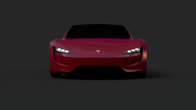 tesla roadster 2020 3D Model .c4d .max .obj .3ds .fbx .stl .blend 