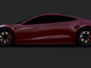 tesla roadster 2020 3D Model
