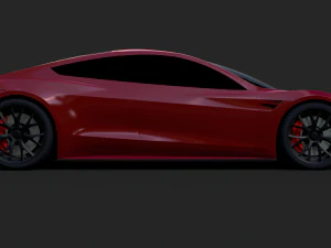 tesla roadster 2020 3D Model
