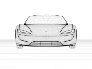 tesla roadster 2020 3D Model