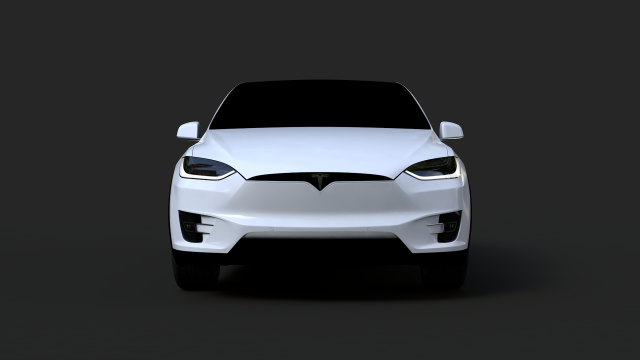 tesla model x 3D Model .c4d .max .obj .3ds .fbx .stl .blend