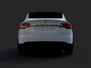 tesla model x 3D Model
