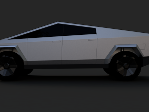 tesla cybertruck 3D 모델