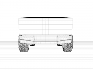 tesla cybertruck 3D 모델