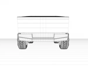 tesla cybertruck 3D Model