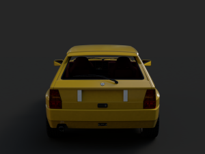 lancia integrale 1933 3D Model