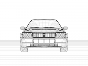 lancia integrale 1933 3D Model
