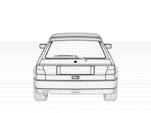 lancia integrale 1933 3D Model