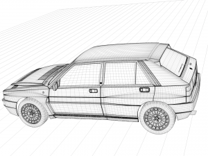 lancia integrale 1933 3D Model