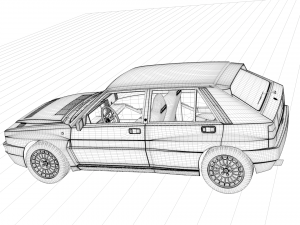 lancia integrale 1933 3D Model