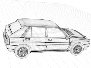 lancia integrale 1933 3D Model