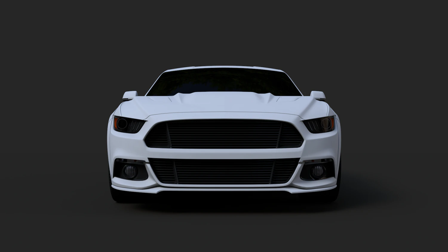 mustang gt500 2015 3D Model .c4d .max .obj .3ds .fbx .stl .blend 