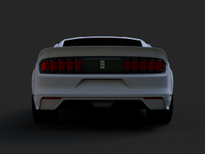 mustang gt500 2015 3D Model