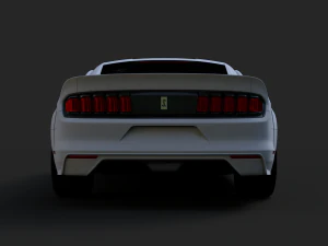 mustang gt500 2015 3D Model