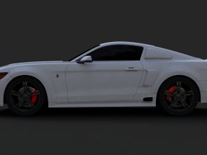mustang gt500 2015 3D Model