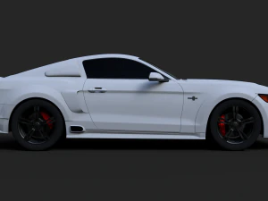 mustang gt500 2015 3D Model