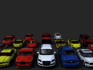 约翰尼蒂版汽车包的一部分 3D 模型