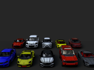 full car pack by johnyty Model 3D