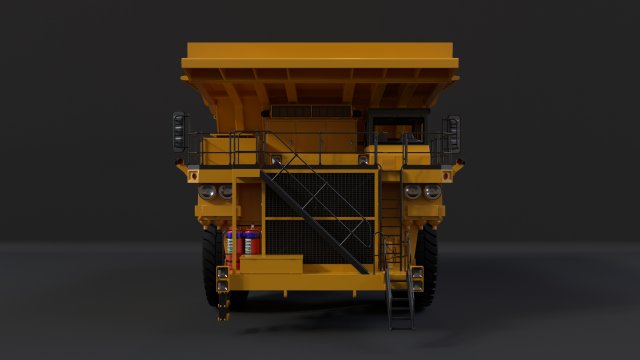 komatsu 830e-ac 3D 模型 .c4d .max .obj .3ds .fbx .stl .blend 