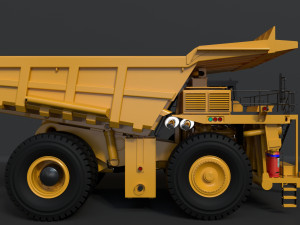 komatsu 830e-ac 3D 模型
