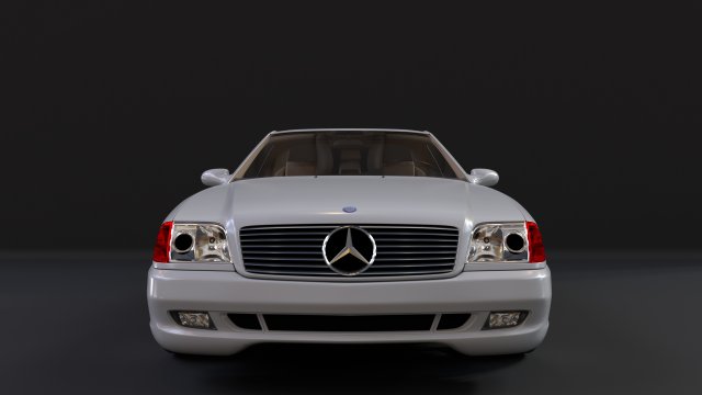 mercedes-benz sl500 3D Model .c4d .max .obj .3ds .fbx .stl .blend 