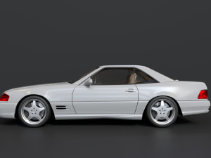 mercedes-benz sl500 3D Model