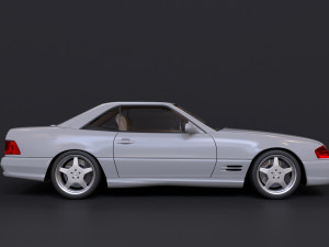 mercedes-benz sl500 3D Model