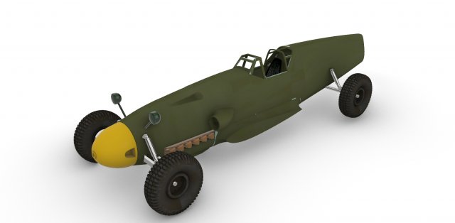bf-109-car 3D Baskı Modeli .c4d .max .obj .3ds .fbx .stl .blend 