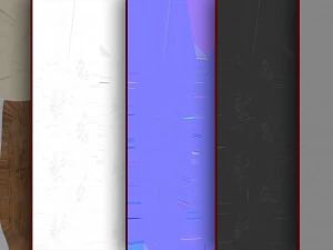 Hunting Knife Low-poly 3D Model