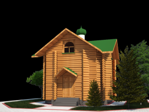 church house 3D-Modell