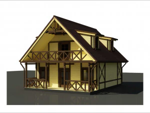 küçük ev 3D Model