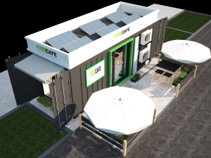 Container cafe 3D Model