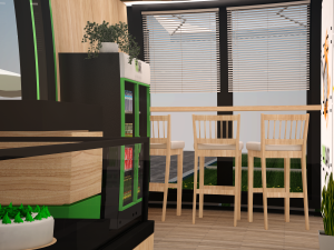 Container cafe 3D Model