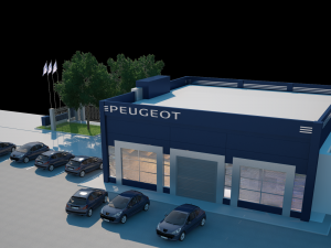 Peugeot saloon Modelo 3D
