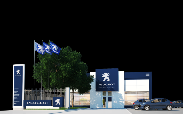 Peugeot saloon Modelo 3D .c4d .max .obj .3ds .fbx .stl .blend 