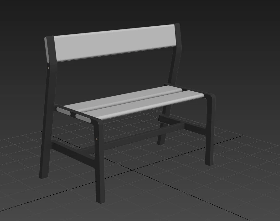 Ikea bench YPPERLIG 3D Model .c4d .max .obj .3ds .fbx .stl .blend 