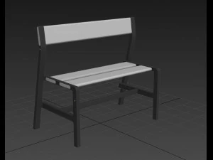 Ikea bench YPPERLIG 3D Model
