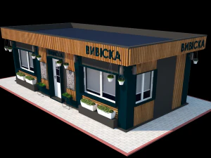 Kiosk 3D Model