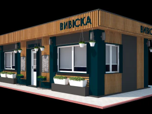 Kiosk 3D Model